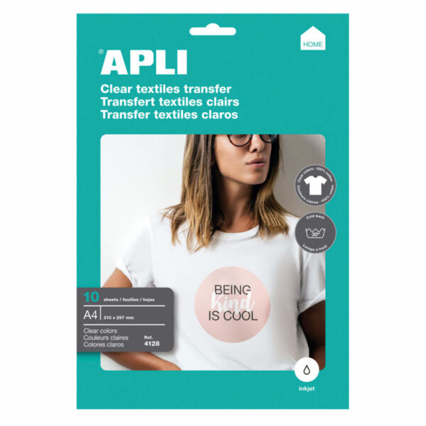 Papel Transfer Apli Roupa Branca A4 10fls.
