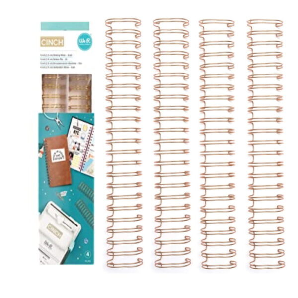 Argolas de Encadernação Rose Gold 2.5cm