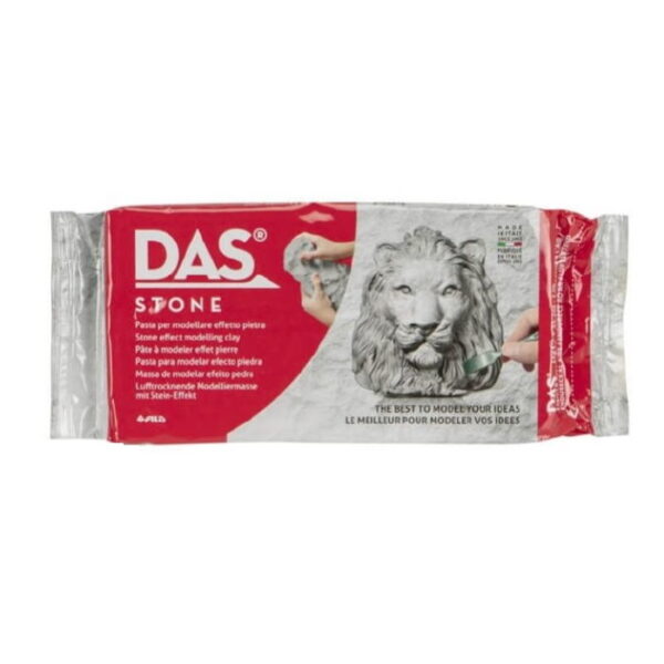 Pasta Modelar Cinza Pedra DAS Giotto 1Kg.