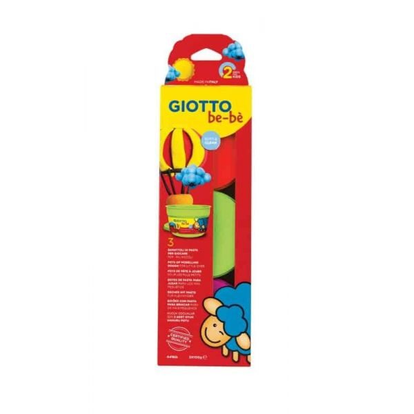 Pasta Modelar Bé-bé Giotto 3x100gr.  RO-VD-LA