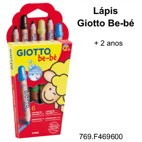 Giotto Bebe Large Pencils Box 6un.
