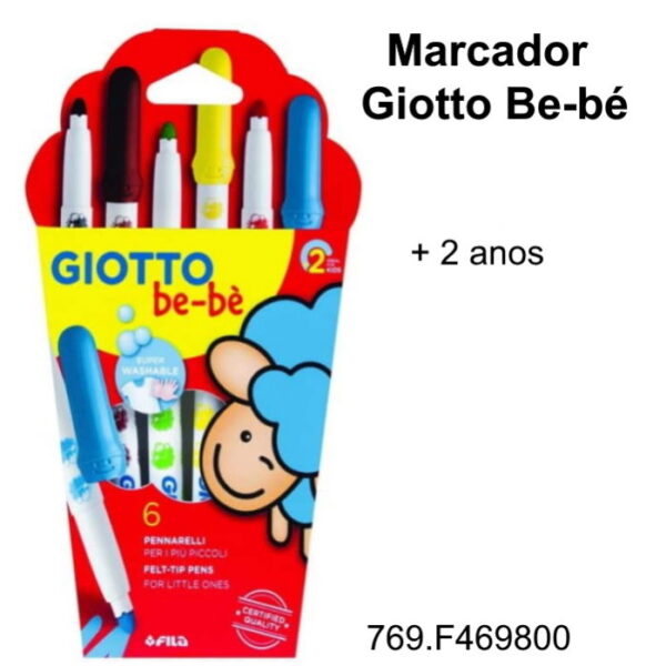 Giotto Bebe Marcador Box 6un.