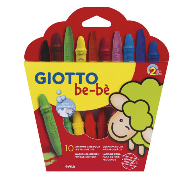 Giotto Bebe Lápis Cera Box 10un.