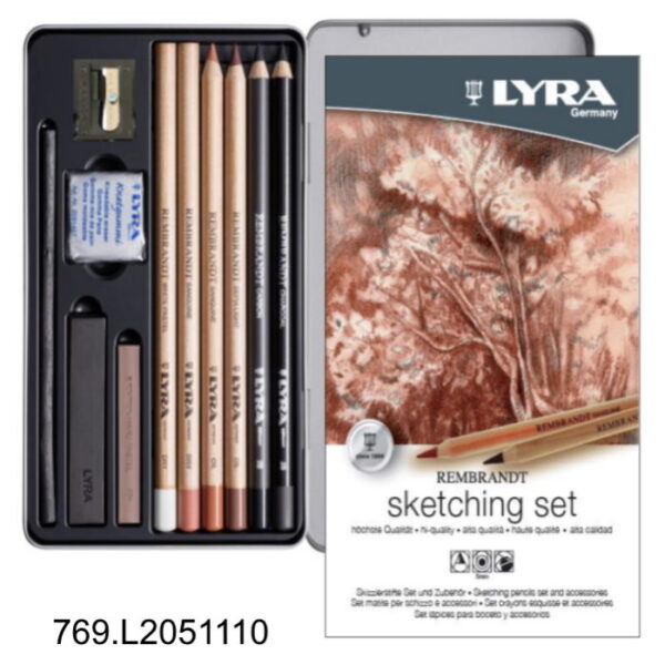Lápis e Acessórios Lyra Rembrandt Sketching Set