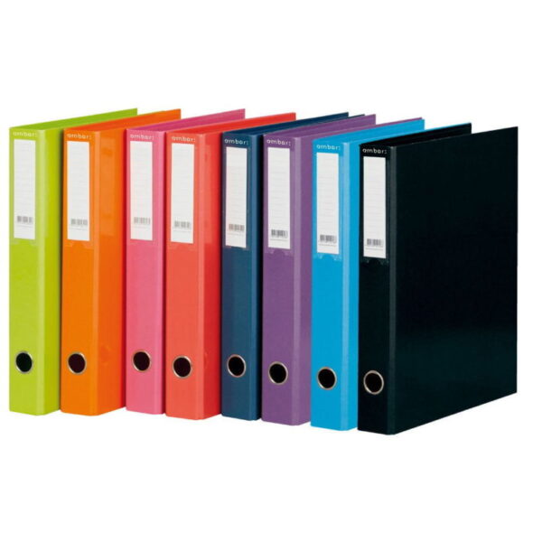 Pasta Arquivo Ambar A4 Lombada Estreita