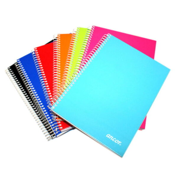 Caderno Espiral Ancor A4 e A5 Pautado Capa Dura 120fls.