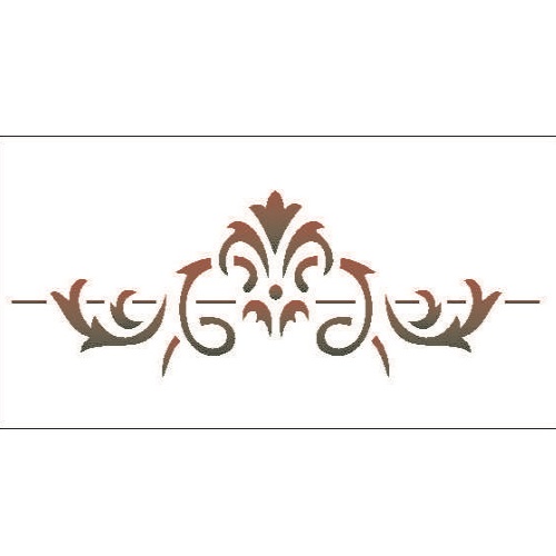 Stencil Opa 7x15 Arabesco Ponta