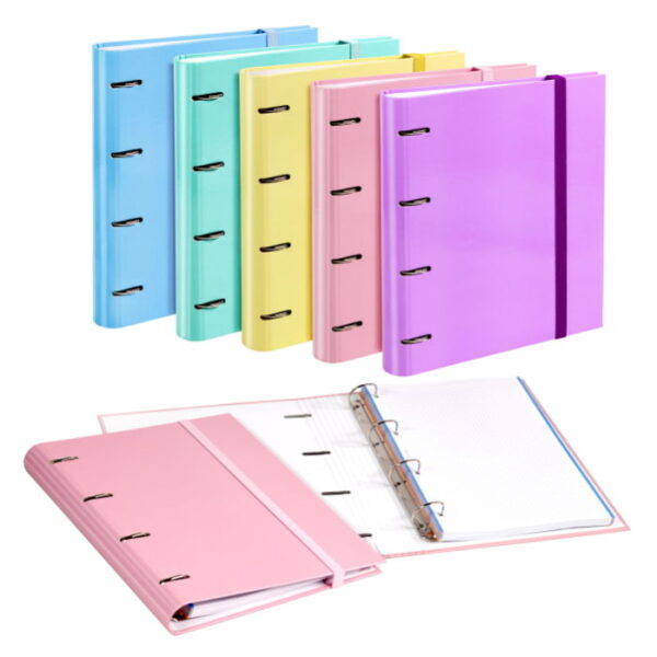 Dossier Cartão 4/35 c/ Elástico e 100Fls. Pautadas