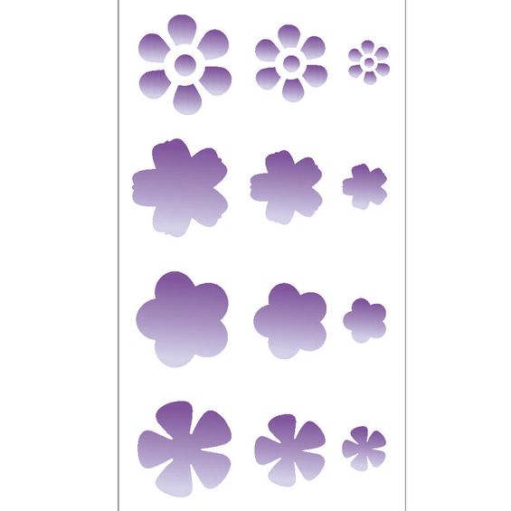 Stencil Opa 7x15 Flores