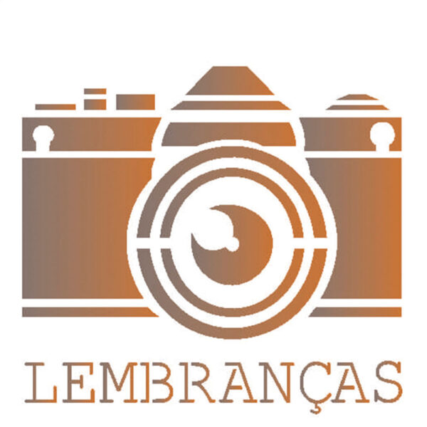 Stencil Opa 14x14 Lembranças