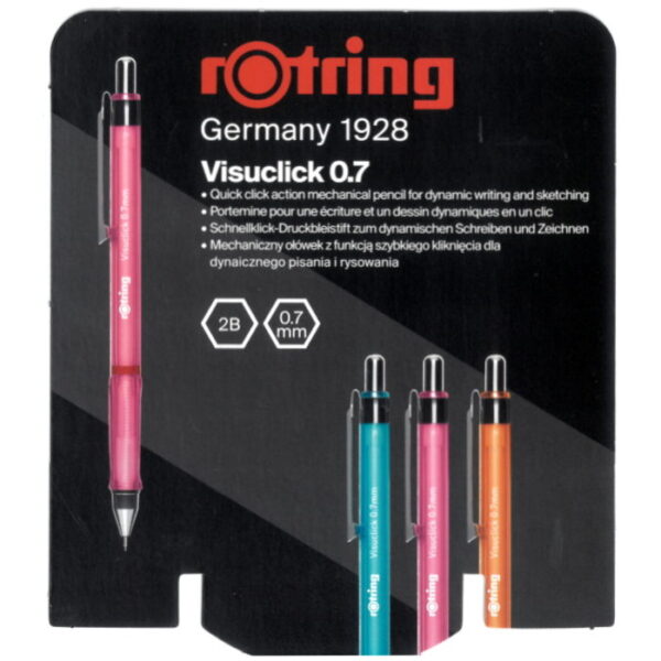 Lapiseira Rotring Visuclick 0.7 Expositor 36un.