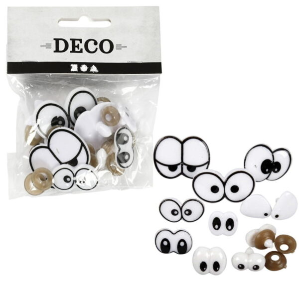 Olhos Ovais Pack Sortido 20 e 30mm