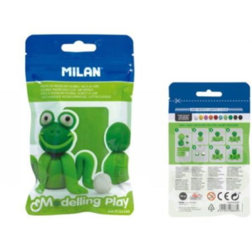 Pasta p/ Modelar Milan Verde Claro 100gr.