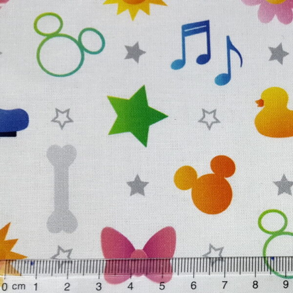 Tecido Algodão Disney  1,40Mts.