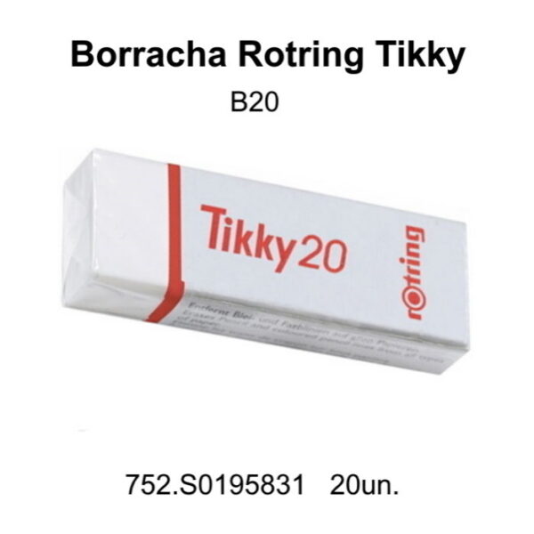 Borracha Rotring Tikky B20 cx.20un.