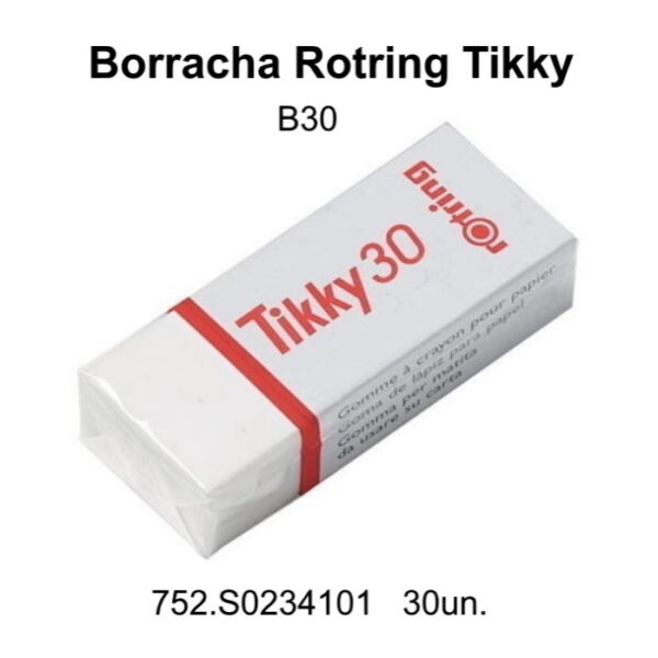 Borracha Rotring Tikky B30 cx.30un.