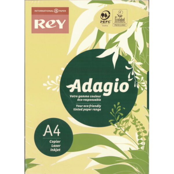 Papel Fotocópia Amarelo A4 80gr.