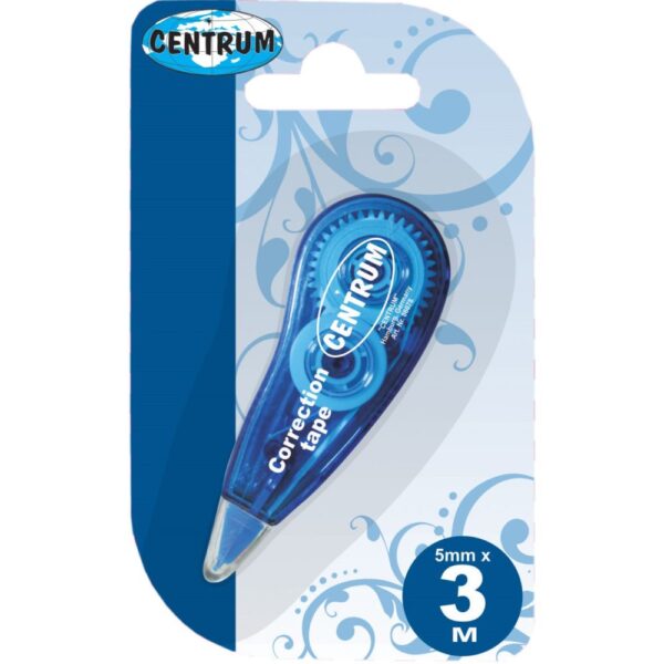 Corretor Fita Centrum 5mmX3Mts.