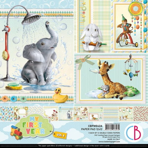 Paper Pad My First Year Vol.1  305x305mm 12fls.