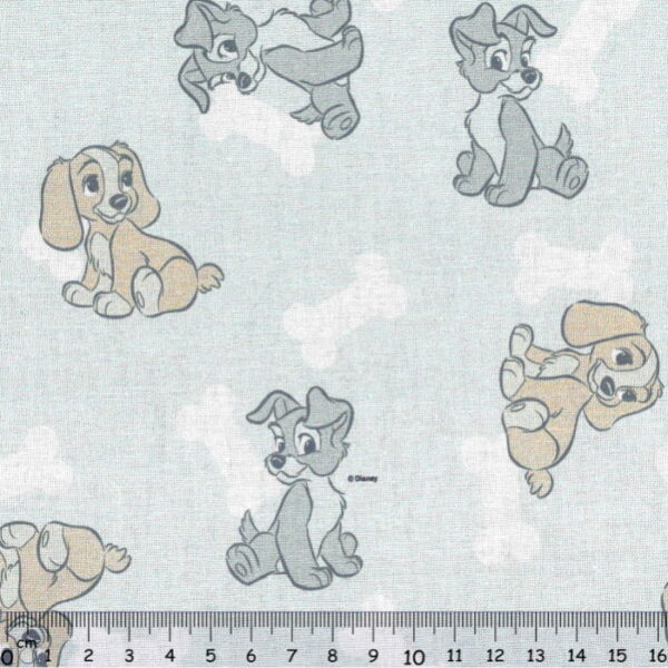Tecido Algodão Disney Tramp 1,40Mts.