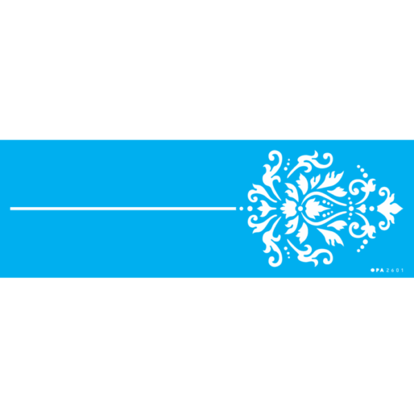 Stencil Opa 10x30 Arabesco Lança II