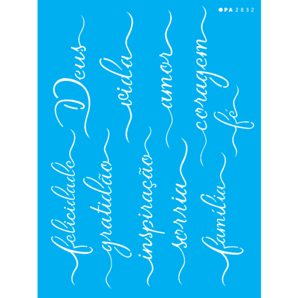 Stencil Opa 15x20 Lettering I