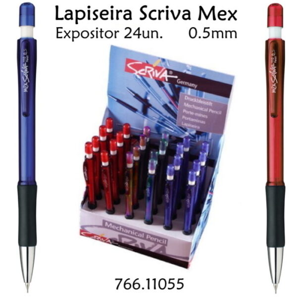 Expositor Lapiseiras 0.5 Scriva Mex 24un.