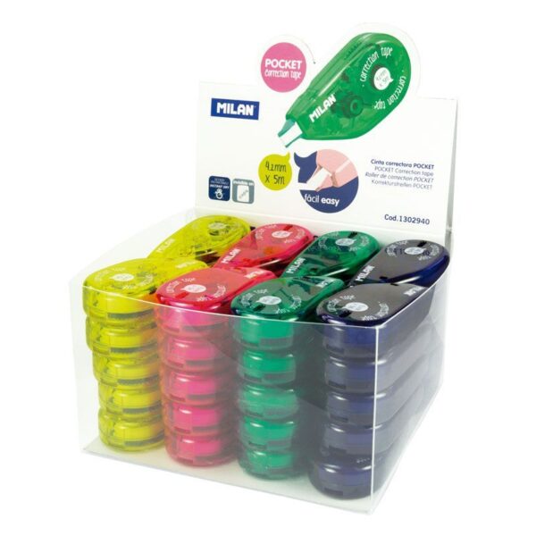 Corretor Fita Milan Exp. 40un.