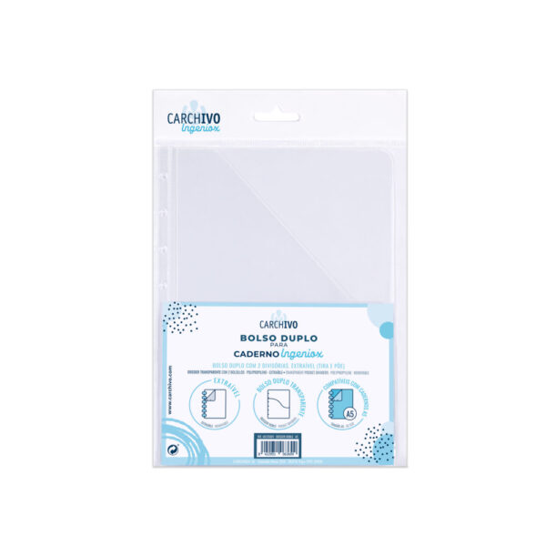 Bolsa Dupla PP Transparente A4
