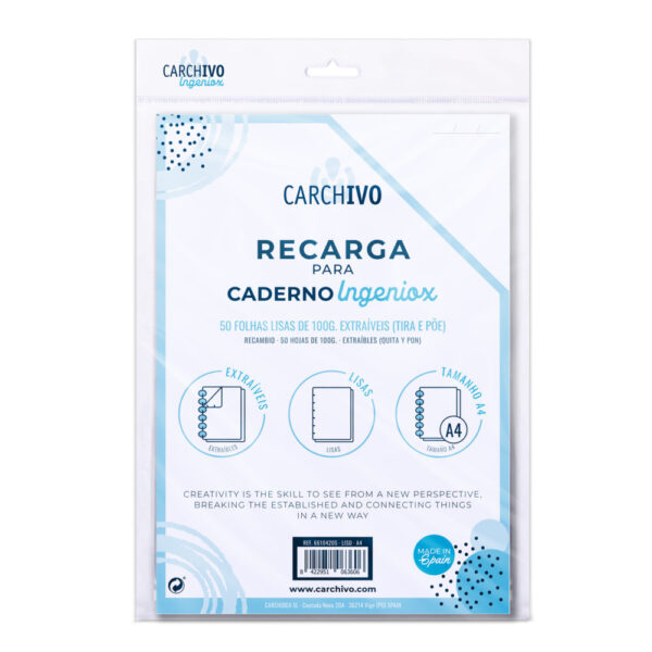 Recargas 50fls. A4 Liso
