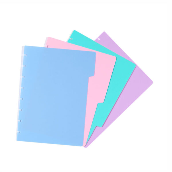 Separadores PP Pastel 4 Posições A4