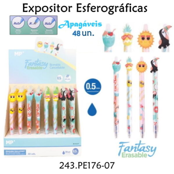 Expositor Esferográficas Fantasy Erasable 48un.