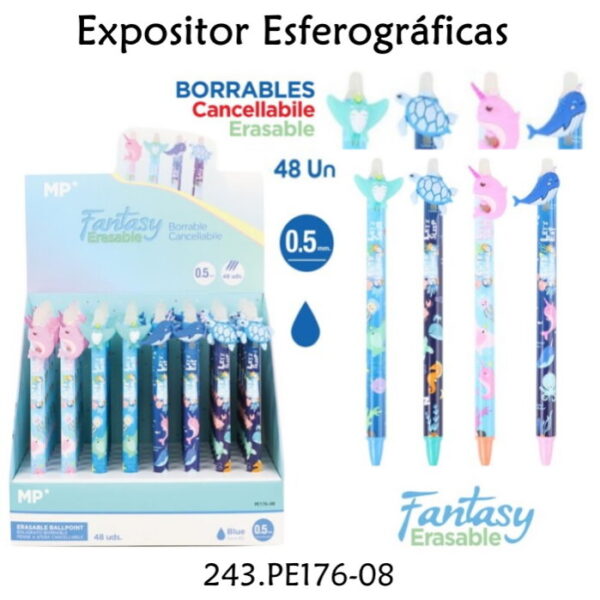 Expositor Esferográficas Fantasy Erasable 48un.