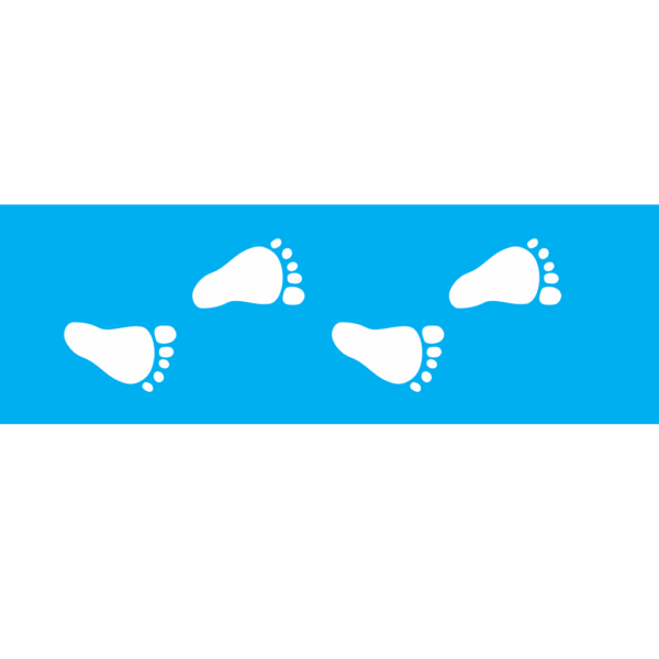 Stencil Opa 10x30 Pegadas