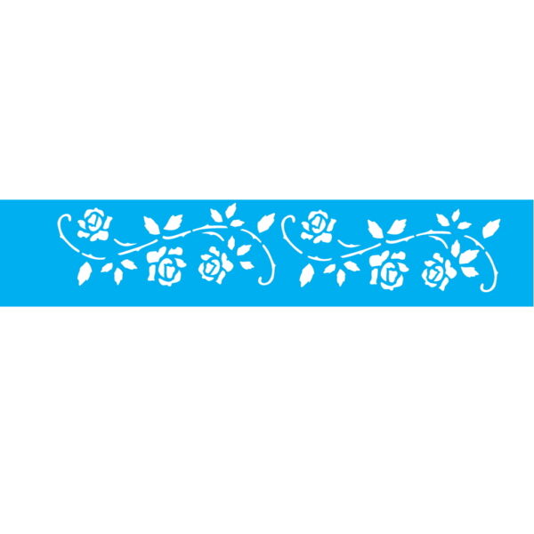 Stencil Opa 6x30 Simples Ramo Roseira