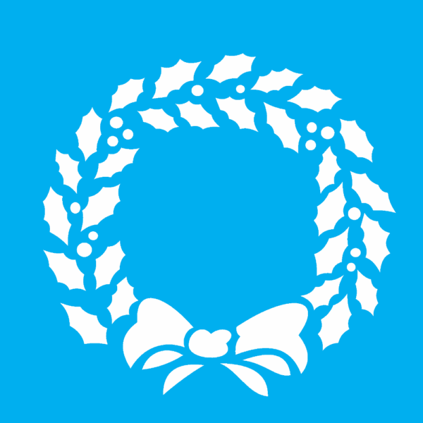 Stencil Opa 14x14 Guirlanda Natalina