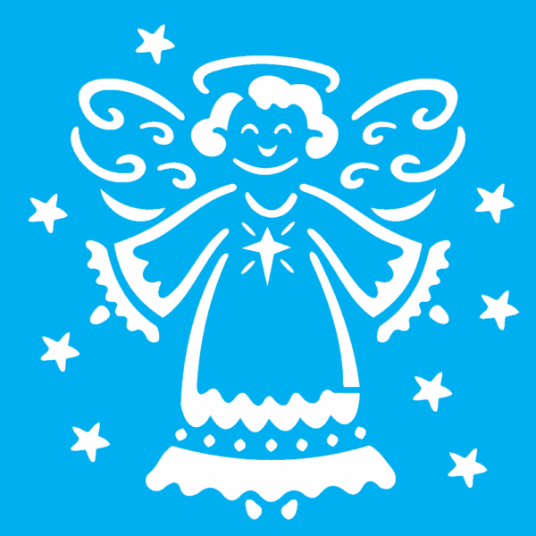 Stencil Opa 14x14 Anjinho