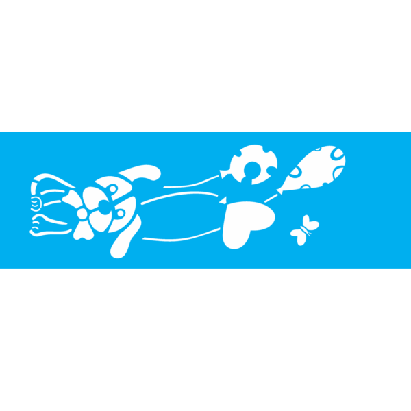 Stencil Opa 10x30 Cachorro Bexiga