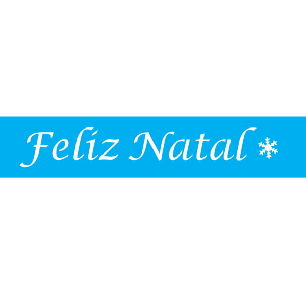 Stencil Opa 6x30 Feliz Natal