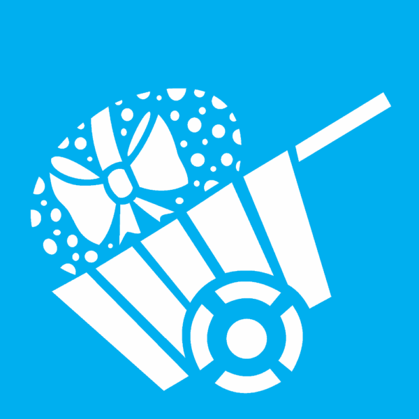 Stencil Opa 14x14 Carrinho Ovo