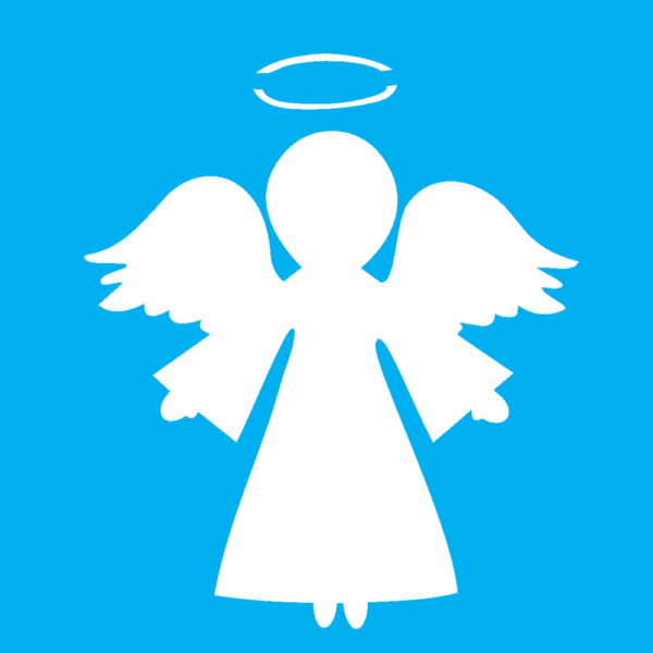 Stencil Opa 10x10 Simples Anjo II