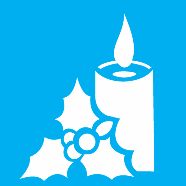 Stencil Opa 10x10 Simples Vela