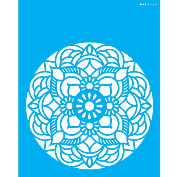 Stencil Opa 20X25 Mandala Flor Redonda