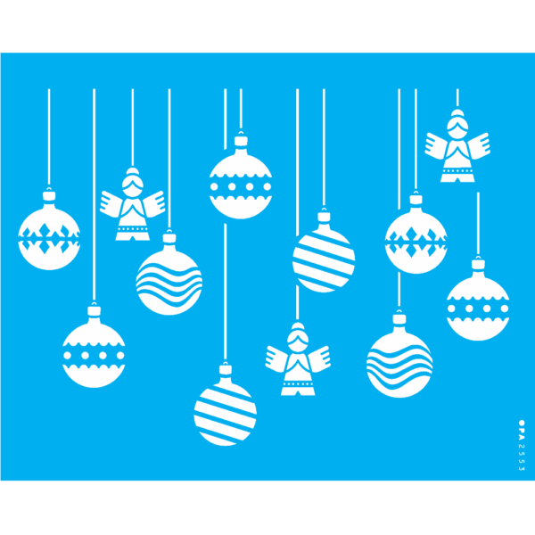 Stencil Opa 20X25 Bolas Estampadas