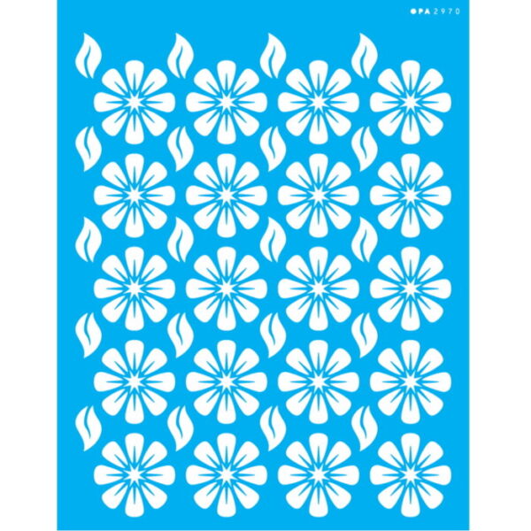 Stencil Opa 20X25 Estamparia Margaridas
