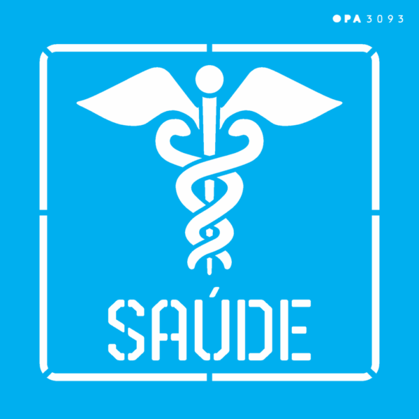Stencil Opa 14x14 Profissões Saúde