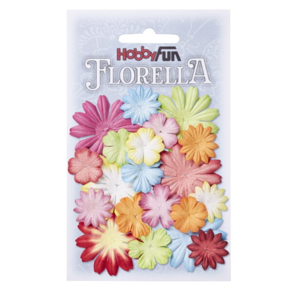 Florella - Flor Papel Mix I  2-4cm.- 20un.