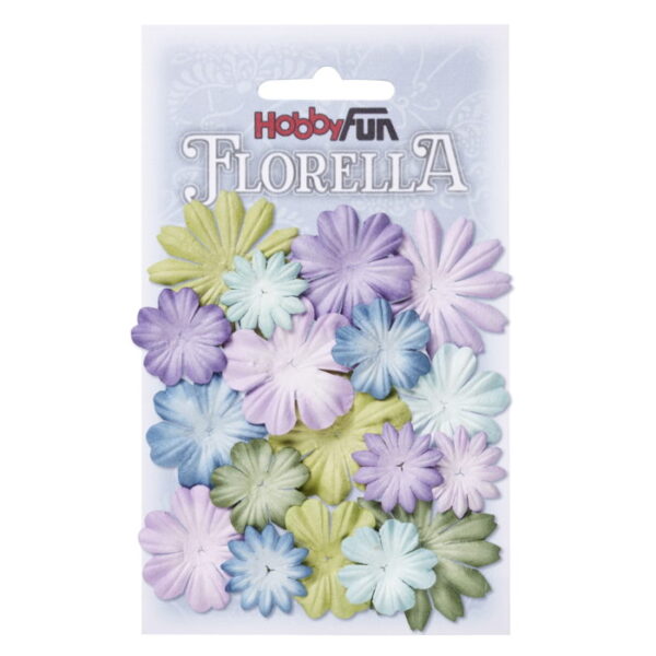 Florella - Flor Papel Mix IV  2-4cm.- 20un.