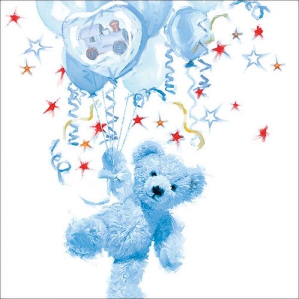 Guardanapo Teddy Blue 33x33
