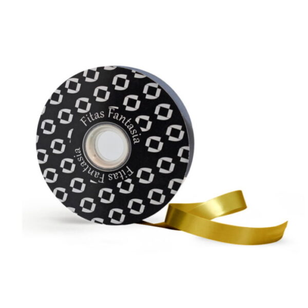 Fita Fantasia Ouro 18mm 100mts.